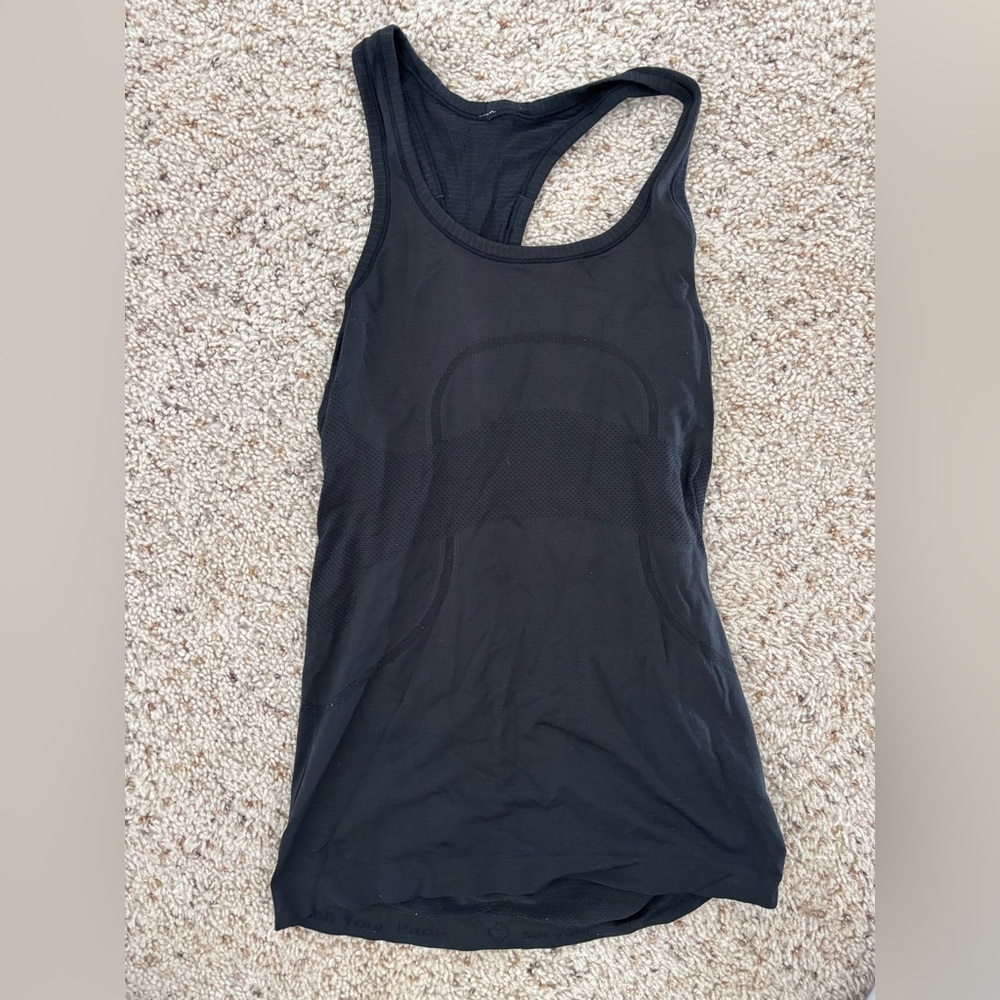 Lululemon Swiftly Tech Racerback Black Tank Top